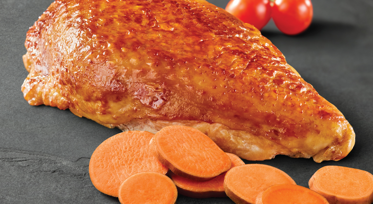 Image of turkey and sweet potatoes